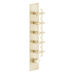 Gessi Inciso 58230#246 Встраиваемый термостатический смеситель на 5 источников, резьба 3/4