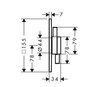 Hansgrohe DuoTurn E 75617140 Смеситель для ванны, однорычажный, для 1 потребителя, скрытого монтажа, BBR