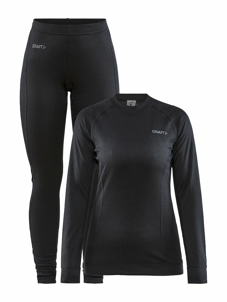 Комплект термобелья женский Craft Core Dry Baselayer черный - 7