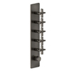 Gessi Inciso 58230#299 Встраиваемый термостатический смеситель на 5 источников, резьба 3/4" (внешние части), цвет: nero XL