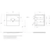BelBagno Albano ALBANO-600-2C-SO-RR Тумба под раковину подвесная, 60x45, цвет: бежевый