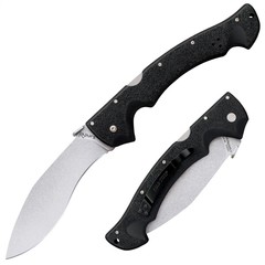 Фото Нож складной Cold Steel Rajah II, сталь Aus-10A, рукоять Griv-Ex, черный