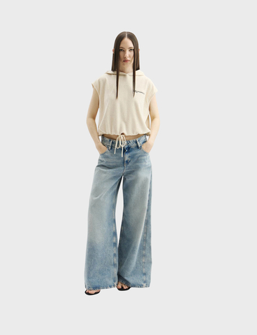 Джинсы KARL LAGERFELD JEANS Lr Wide Leg Panel Denim