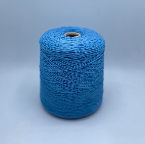 Бобинная пряжа (пр.Италия), art-Cotone 310м/100гр. 100% Хлопок, цвет-Голубая лазурь арт.25011