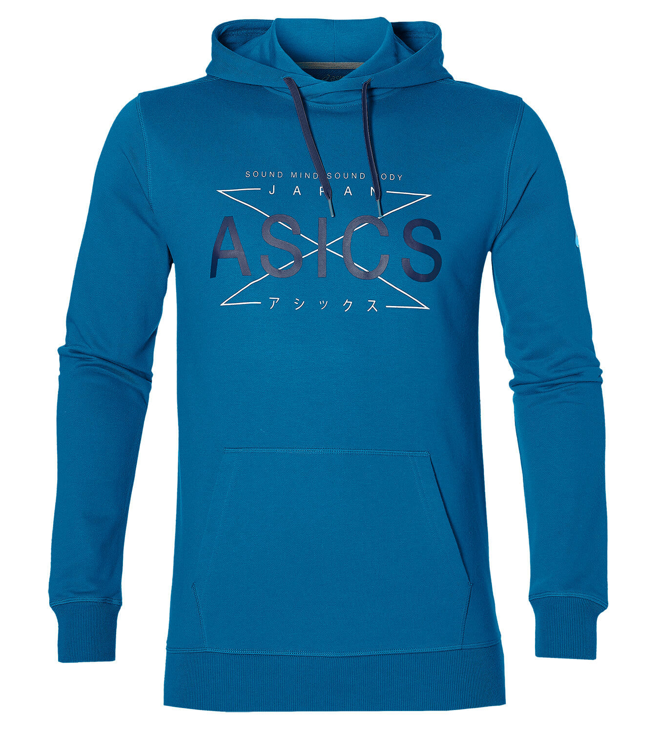 Спортивная толстовка мужская Asics Graphic Hoody синяя