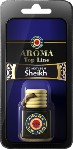 Aroma Top Line Ароматизатор в стеклянном флаконе Sheikh
