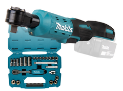 Аккумуляторная угловая трещотка 3/8", и 1/4" DWR180Z с набором насадок Makita
