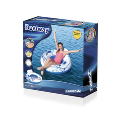 Надувной круг для плавания CoolerZ Luxury Tube 119 см, Bestway 43108