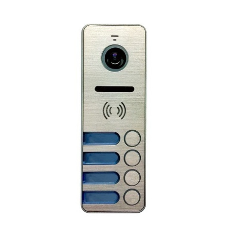Вызывная видеопанель TANTOS IPanel 2 HD на 4 абонента (Metal)