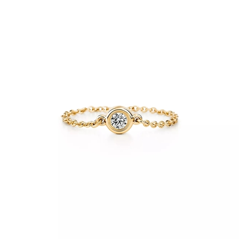 Кольцо из золота 18к(750 проба) с бриллиантом, Tiffany , Yard Ring✨