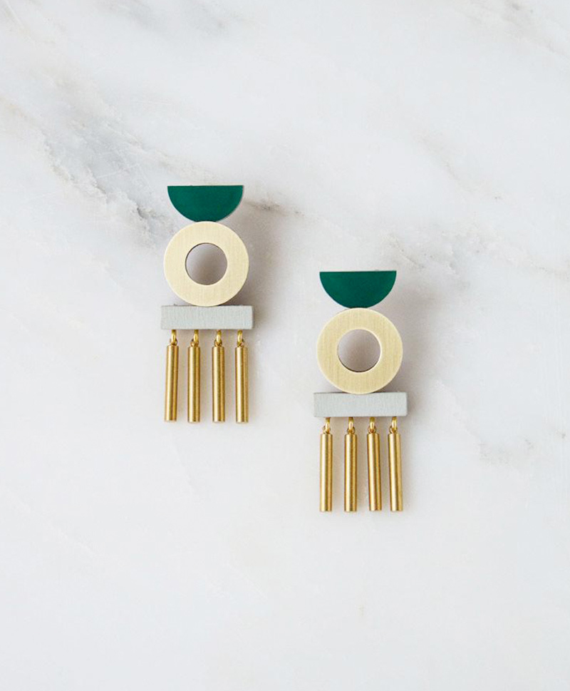 Серьги Memento Earrings Green