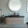 Duravit Happy D.2 Plus HP497209292 Тумба подвесная 408x1300x550мм 2 ящика, цвет: stone grey satin matt