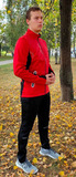 Утеплённый лыжный костюм ArsWear Red Professional с лямками мужской