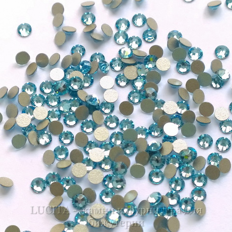 2058 Стразы Сваровски холодной фиксации Aquamarine ss 5 (1,8-1,9 мм), 20 штук ()