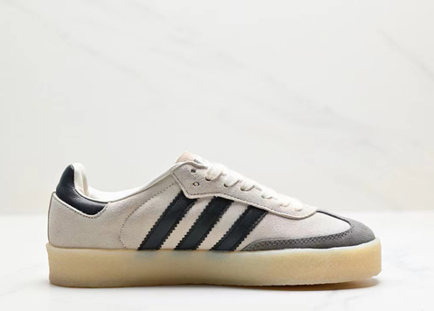 Kith x Clarks x adidas Samba 'Grey/Black/Gum' 