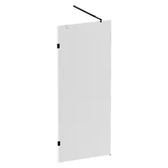 Am.Pm W94WI-90-F1-BTE Душевая перегородка X-Joy 90x195, стекло прозр. 6 мм + покрытие, фурнитура черный фото