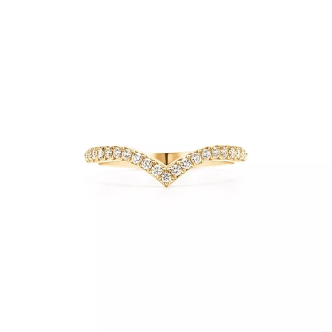 Кольцо из жёлтого золота с бриллиантами, Tiffany💎Soleste V.