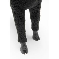 Фигура декоративная Happy Sheep Wool «Счастливая овечка в шерсти» 37 см, Чёрный