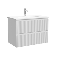 Sancos Snob R SNR70/39W Тумба подвесная 690х390х500, c двумя ящиками оснащенными доводчиками, Bianco фото