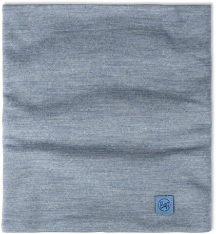 Картинка шарф-труба Buff Wool heavyweight Solid Light Blue - 4