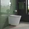 BelBagno Due BB7107CHR/SC Унитаз подвесной безободковый, с сиденьем дюропласт soft close, цвет: белый