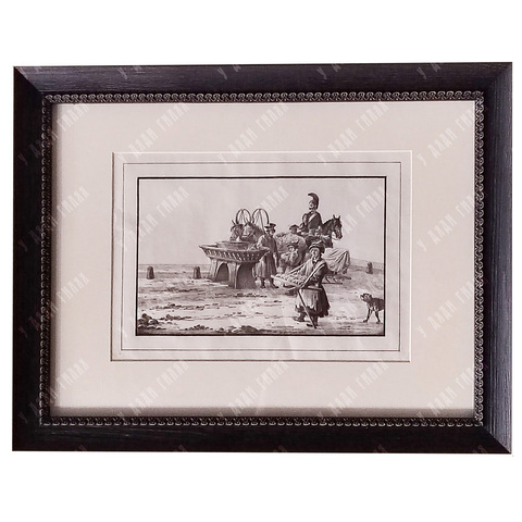 Александров П. А. (1798-1832) Извозчик и торговец хлебом. Литография 1823 г.
