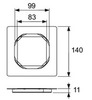 TECE TECEdrainpointS 3660016 Накладная панель для трапа 10