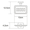 WasserKRAFT Dill K-3969 Мыльница, цвет: хром
