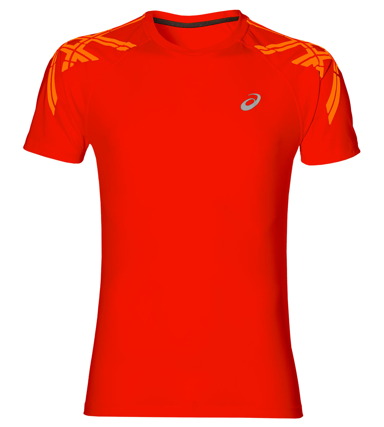 Футболка для бега мужская Asics SS Stripe Top красная