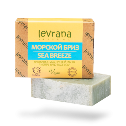 Levrana Натуральное мыло ручной работы Морской бриз, 100гр
