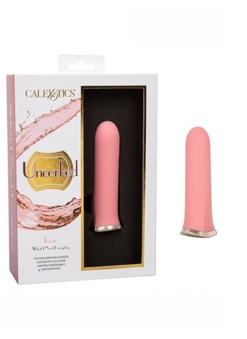 Изысканный мини вибромассажер Uncorked  Rosé