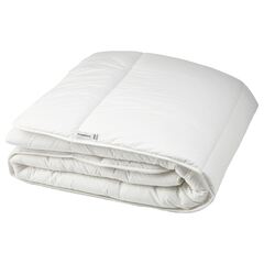 Евро одеяло IKEA STJARNBRACKA (СТЭРНБРЭККА), Стеганое, Зимнее, Белый, 220x240 см