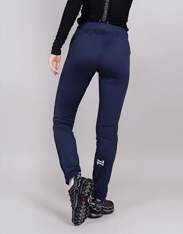 Nordski Premium разминочные лыжные брюки женские blueberry