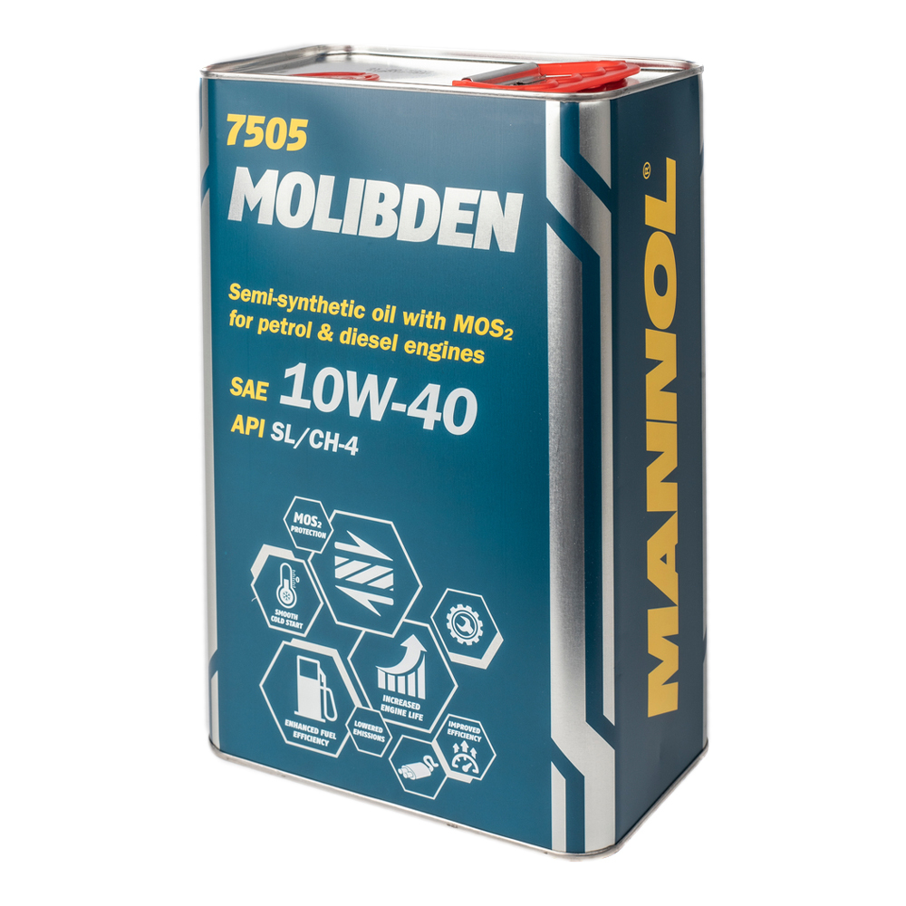 Mannol Molibden 10W40 API SL/CH-4 Полусинтетическое моторное масло