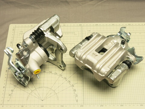 Суппорт 1шт. Audi A6C5 99-05 + скоба в сборе