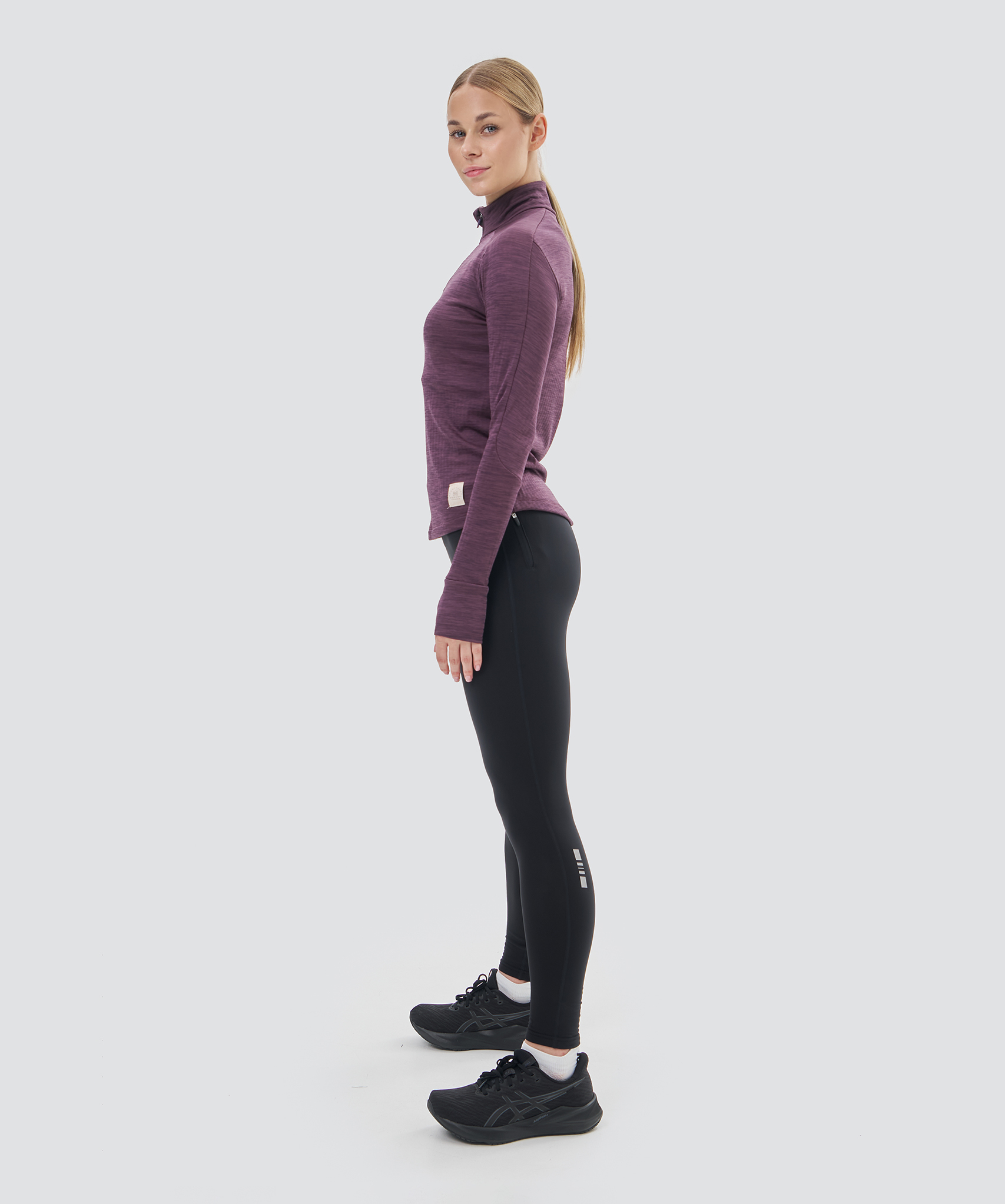 Женский утепленный лонгслив Nordski Impulse plum - 11