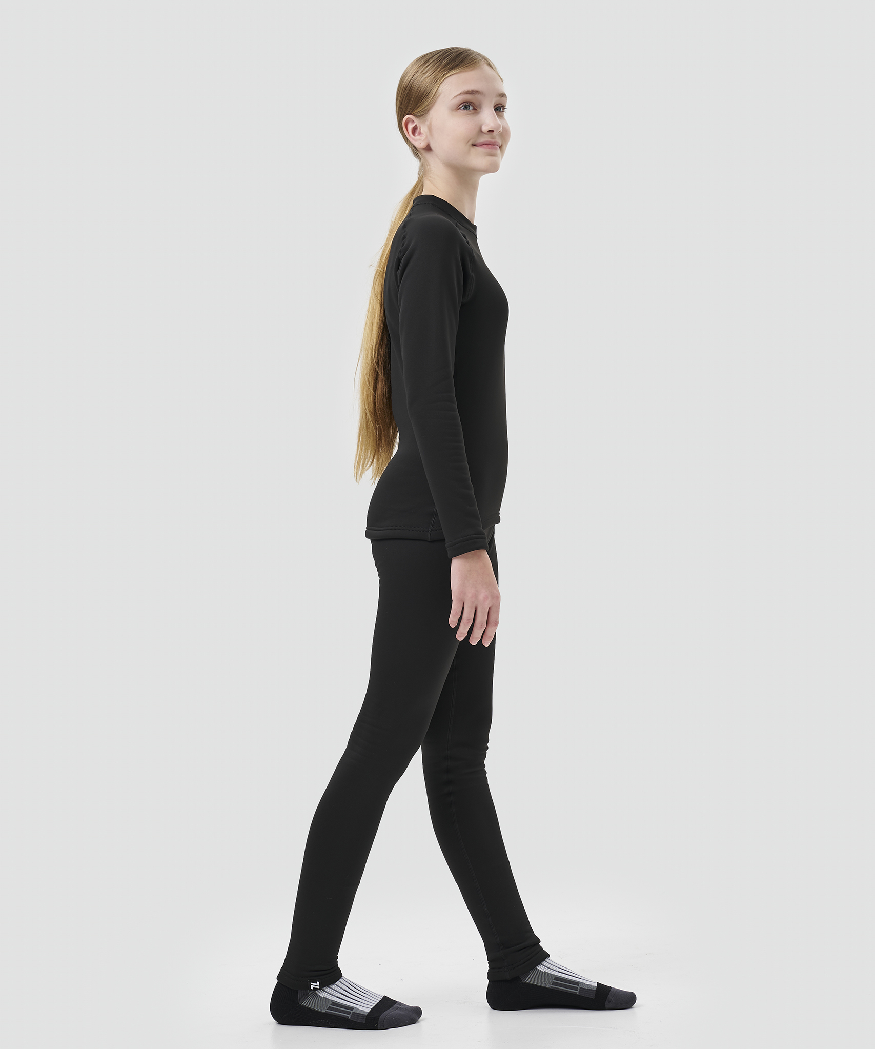 Детский комплект теплого термобелья Nordski Jr. X-Warm black - 4