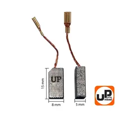 Щетка графитовая UNITED PARTS для BOSCH GWS8/9/10-125C/S/CE (аналог 1619P11715) 5х8х15мм - 90-0429 (90-0810)