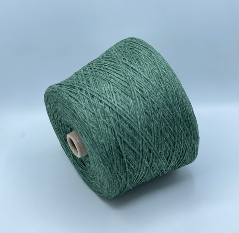 Filcom, Summer Puffo,330м. 40% Кашемир, 30%Шелк, 30% Хлопок, Зеленый меланж(196), 39725