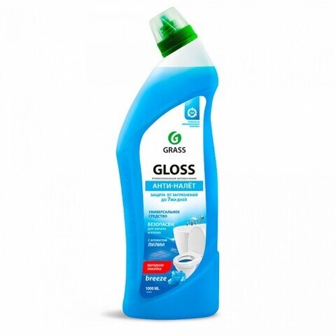 GraSS  Чистящий гель для ванной и туалета GraSS Gloss breeze 1л