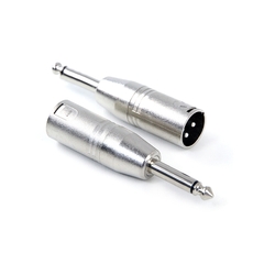 INVOTONE AD460 - переходник джек моно 6.3мм, XLR 3P, корпус металл