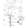 Ideal Standard Conca Grande BD456A2 Однорукоятковый смеситель для раковины с металлическим донным клапаном