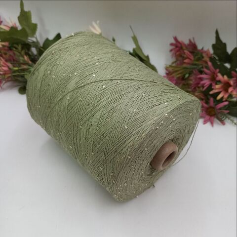Cotton Sequin Two 100% хлопок, пайетка 2мм 1000м/100гр 011 Шалфей