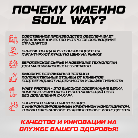 Протеин сывороточный рельеф и сушка клубника 900 гр 30 порций + Креатин моногидрат 300 гр + Витамин С 60 капсул