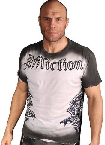Affliction | Футболка мужская Randy Couture Warbird White Signature Series A2257W перед