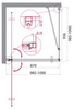 BelBagno Marmi MARMI-A-1-100-C-CR Душевой уголок квадратный, 100x100, цвет: хром