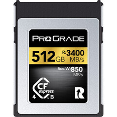 Карта памяти ProGrade 512GB Cfexpress B 4.0 Gold 3400/3000/850 MB/s