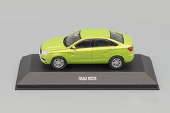 Lada Vesta 2015 green 1:43 DeAgostini Auto Legends New Era #1