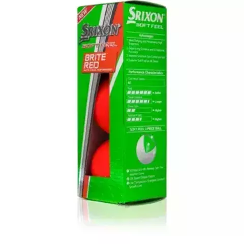 Мяч для гольфа Srixon SOFT FEEL red