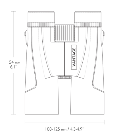 БИНОКЛЬ HAWKE VANTAGE WP 10X42 (GREY)